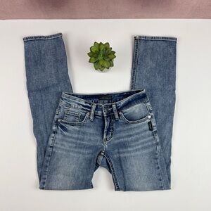 Silver Jeans Women's Straight Leg Jeans - Blue